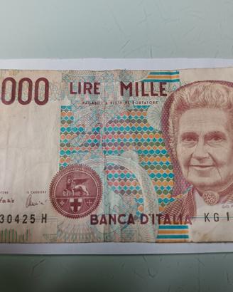 Banconota £1000 Montessori 