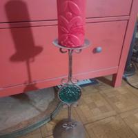 candeliere in ferro battuto 