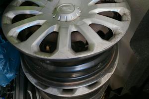 4 cerchi in ferro da 15" originali Ford Fiesta