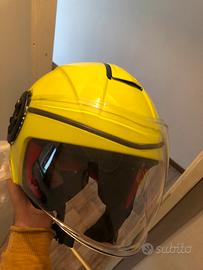 Casco moto giallo, misura L NUOVO