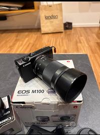 Canon EOS M100 con obiettivi