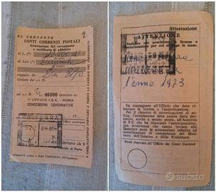bollettino postale italiano 1973