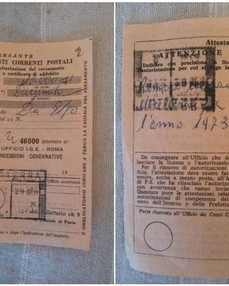 bollettino postale italiano 1973