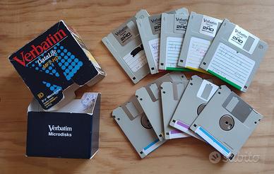 Scatola di 10 Dischetti Floppy Disk 3,5 VERBATIM