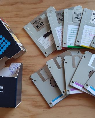Scatola di 10 Dischetti Floppy Disk 3,5 VERBATIM