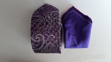 Cravatta e Fazzoletto da taschino marca Raymond