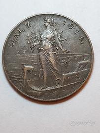 2 centesimi 1911 Prora -  Regno d'Italia.