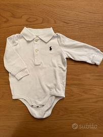 Ralph Lauren Polo body neonato – 9 mesi / 73 cm