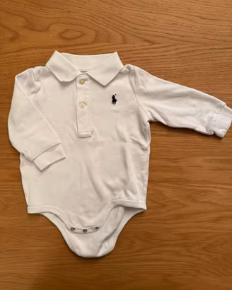 Ralph Lauren Polo body neonato – 9 mesi / 73 cm