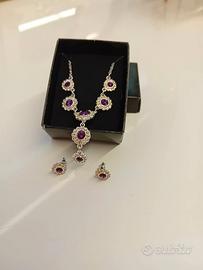 parure collana e orecchini