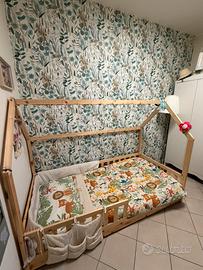 Lettino montessoriano bambini