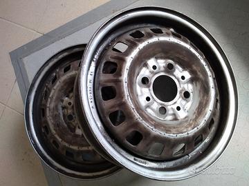 coppia cerchi  fiat uno 1993 tubeless da 13''