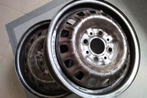 coppia cerchi  fiat uno 1993 tubeless da 13''