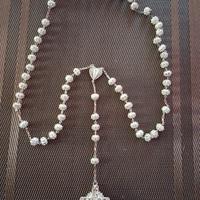 Rosario in filigrana d'argento 