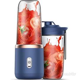 Frullatore Portatile Ricaricabile 300 ml  Blu