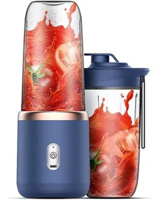 Frullatore Portatile Ricaricabile 300 ml  Blu