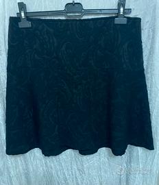 Gonna nera damascata tg 44