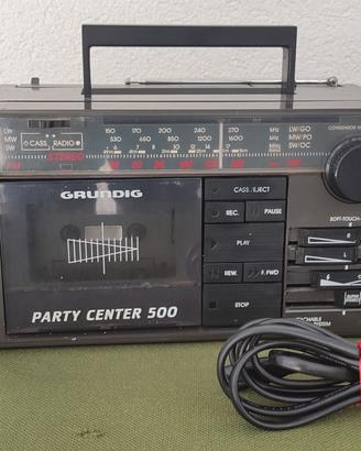 Grundig Party Center 500 radio OK / cassette KO