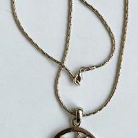 Collana ammaliante -ciondolo luna+stelle vintage