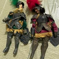 2 pupi siciliani alti 27 cm