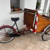 Bicicletta con carretto