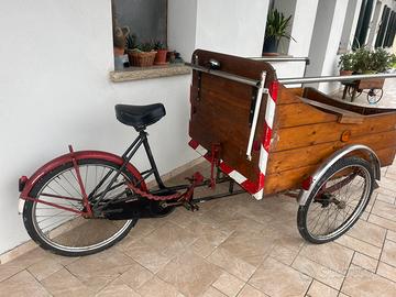 Bicicletta con carretto
