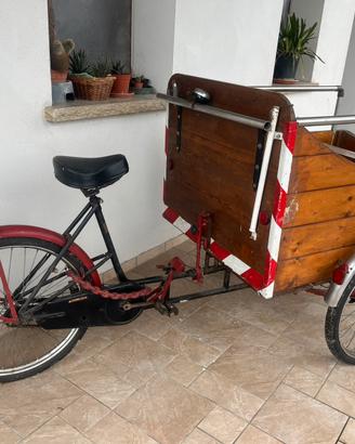Bicicletta con carretto