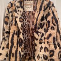 Giacca pelliccia ecologica animalier