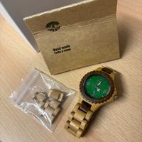 ZZERO Greentime Orologio Artigianle in Legno