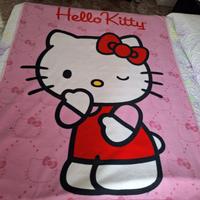Copertina in pile Hello Kitty 160x130