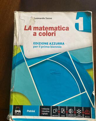 La matematica a colori 1 e 2   Peso 2 kg