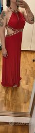 Abito rosso da cerimonia