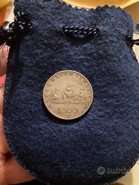 Moneta 500 lire caravelle