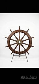 Grande Timone Nautico Decorativo in Legno