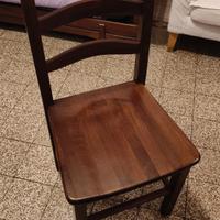 Sedie in legno arte povera