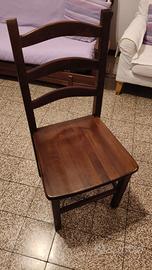 Sedie in legno arte povera