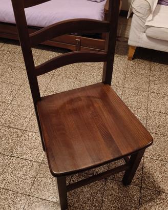 Sedie in legno arte povera
