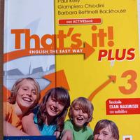 Libro That's It Plus 3 - 9788861611573