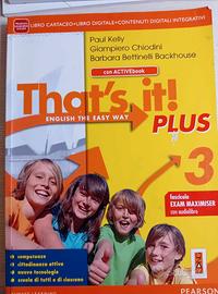 Libro That's It Plus 3 - 9788861611573