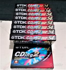 10 cassette audio TDK CDing2 - 54