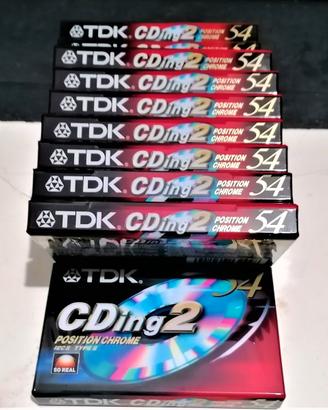 10 cassette audio TDK CDing2 - 54