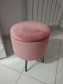 Pouf sgabello contenitore