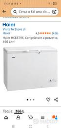 congelatore  366 litri quasi nuovo