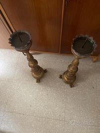 Candelabri in legno
