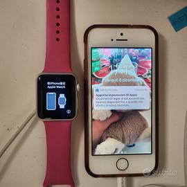 Apple iPhone SE gen 2 + Apple Watch serie 1