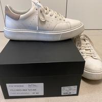 Sneakers TAGLIATORE in pelle bianca n. 42