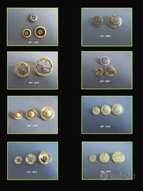 STOCK BOTTONI gioello, resina, pelle, legno