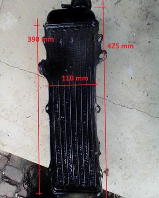 Radiatore maggiorato moto cross enduro motard