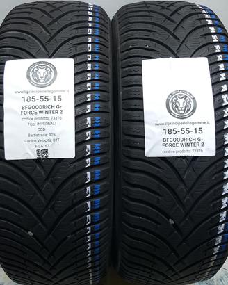2 GOMME 185 55 15 BF GOODRICH A73376