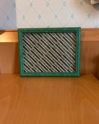 Cornice in legno verde
